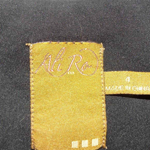 ALI RO silk art abstract jewel tones size 4 - Picture 6 of 6